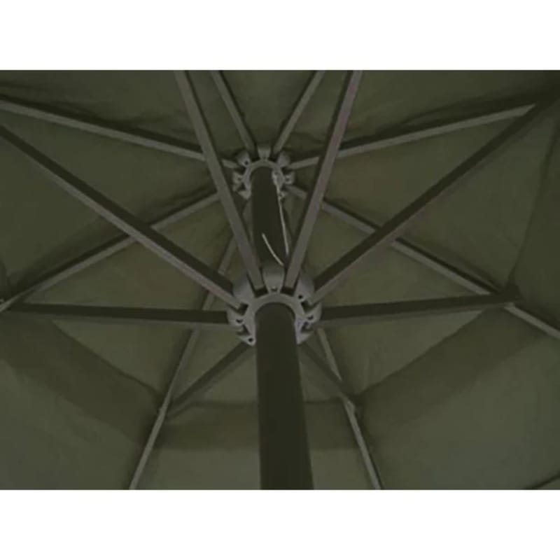 Parasol I Aluminium Med Transportabel Sokkel Grøn - Grøn - Havemøbler - Solafskærmning - Parasoller