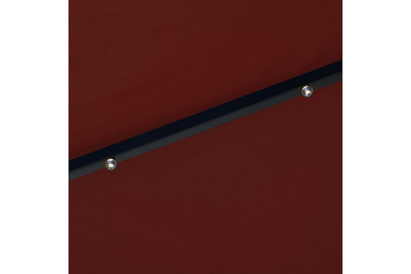 parasol m. LED-lys + stålstang 300 cm terrakotta - Brun - Havemøbler - Solafskærmning - Parasoller