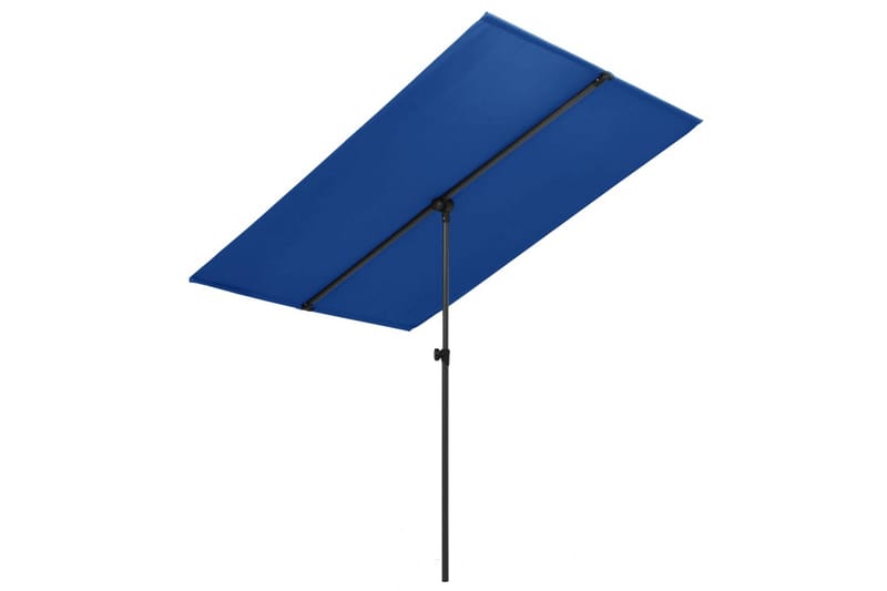 Parasol med Aluminiumsstang 2x1,5 M Azurblå - Blå - Parasoller