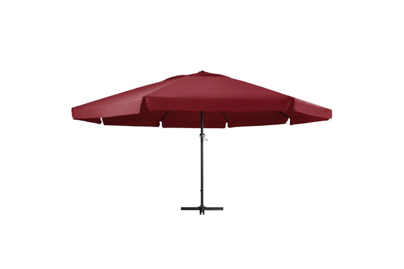 Parasol Med Aluminiumsstang 600 cm Bordeaux - Rød - Havemøbler - Solafskærmning - Parasoller