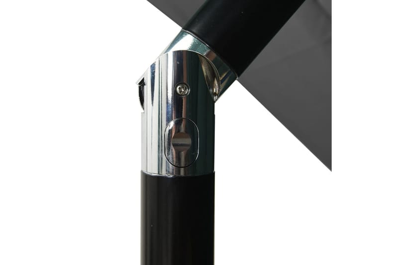 parasol med aluminiumsstang i 3 niveauer 2,5x2,5 mgrå - Havemøbler - Solafskærmning - Parasoller