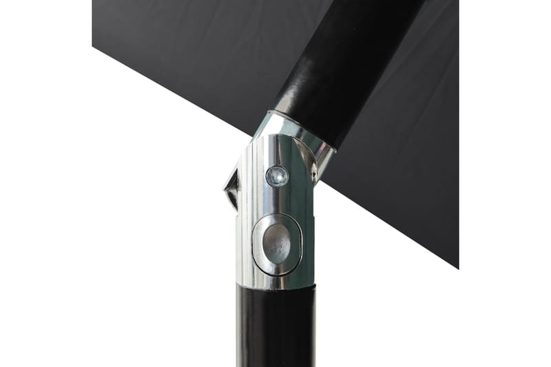 parasol med aluminiumsstang i 3 niveauer 2 m antracitgrå - Havemøbler - Solafskærmning - Parasoller