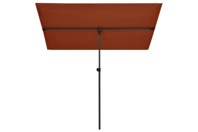 Parasol med Aluminiumstang 180x130 cm Terracotta - Rød - Parasoller