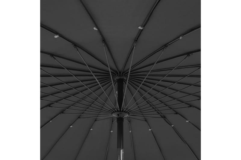 Parasol med Aluminiumstang 270 cm Antracitgrå - Grå - Havemøbler - Solafskærmning - Parasoller