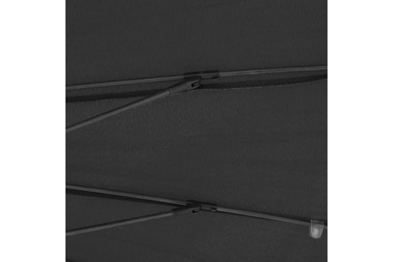 Parasol med Aluminiumstang 270 cm Antracitgrå - Grå - Havemøbler - Solafskærmning - Parasoller
