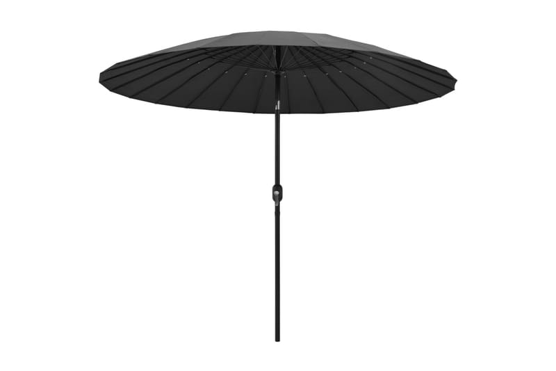 Parasol med Aluminiumstang 270 cm Antracitgrå - Grå - Havemøbler - Solafskærmning - Parasoller