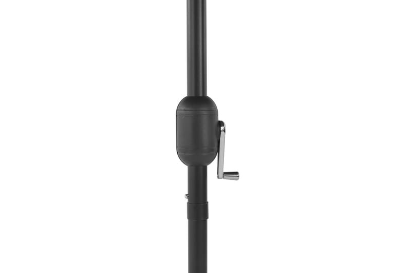 Parasol med Aluminiumstang 270 cm Sort - Sort - Havemøbler - Solafskærmning - Parasoller