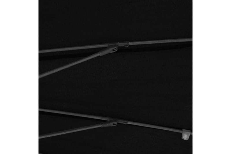 Parasol med Aluminiumstang 270 cm Sort - Sort - Havemøbler - Solafskærmning - Parasoller