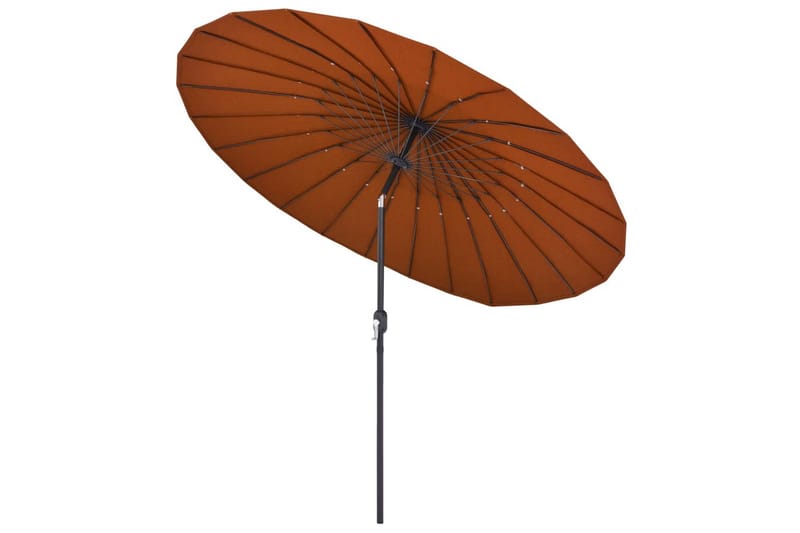 Parasol med Aluminiumstang 270 cm Terracotta - Orange - Havemøbler - Solafskærmning - Parasoller