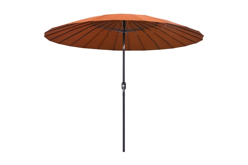 Parasol med Aluminiumstang 270 cm Terracotta - Orange - Havemøbler - Solafskærmning - Parasoller