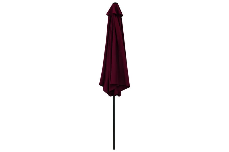 parasol med metalstang 300 cm bordeauxrød - Rød - Havemøbler - Solafskærmning - Parasoller