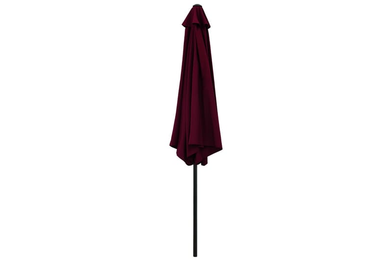 parasol med metalstang 300 cm bordeauxrød - Rød - Parasoller