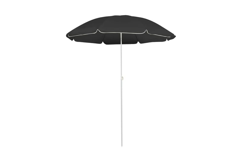 parasol med stålstang 180 cm antracitgrå - Antracit - Havemøbler - Solafskærmning - Parasoller
