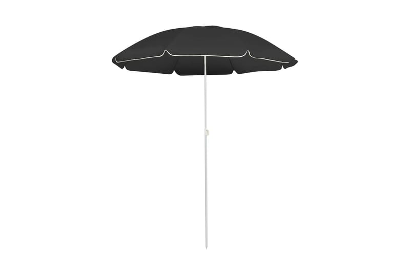 parasol med stålstang 180 cm antracitgrå - Antracit - Parasoller