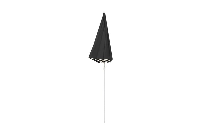 parasol med stålstang 180 cm antracitgrå - Antracit - Havemøbler - Solafskærmning - Parasoller