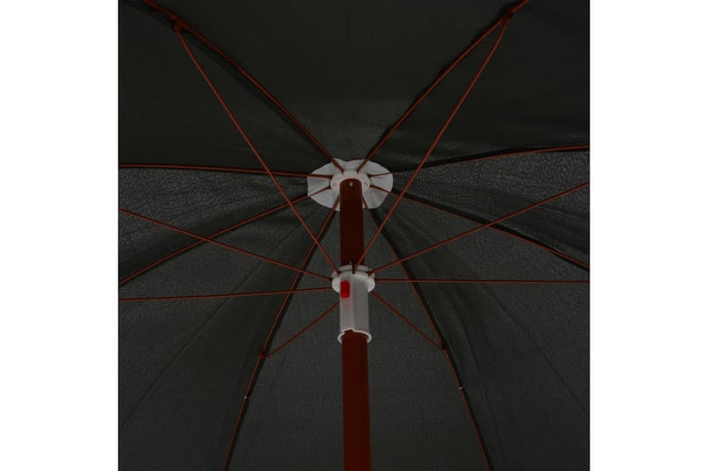 Parasol Med Stålstang 180 cm Antracitgrå - Grå - Parasoller