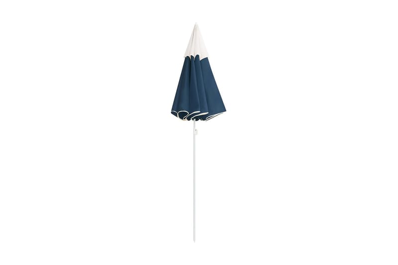 parasol med stålstang 180 cm blå - Blå - Havemøbler - Solafskærmning - Parasoller