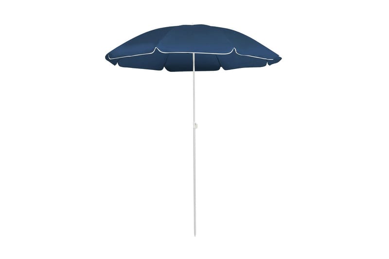 parasol med stålstang 180 cm blå - Blå - Havemøbler - Solafskærmning - Parasoller