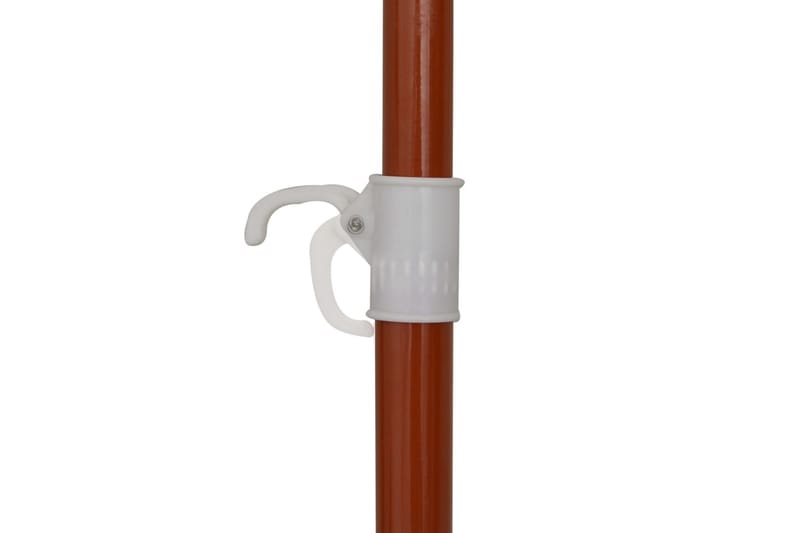 Parasol Med Stålstang 180 cm Gråbrun - Brun - Havemøbler - Solafskærmning - Parasoller