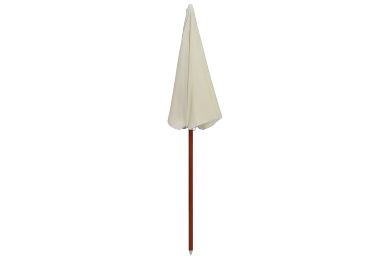 Parasol Med Stålstang 180 cm Sandfarvet - Beige - Parasoller