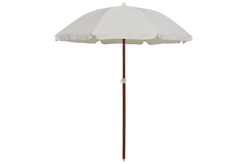 Parasol Med Stålstang 180 cm Sandfarvet - Beige - Parasoller