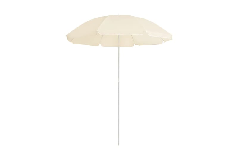 parasol med stålstang 180 cm sandfarvet - Beige - Havemøbler - Solafskærmning - Parasoller