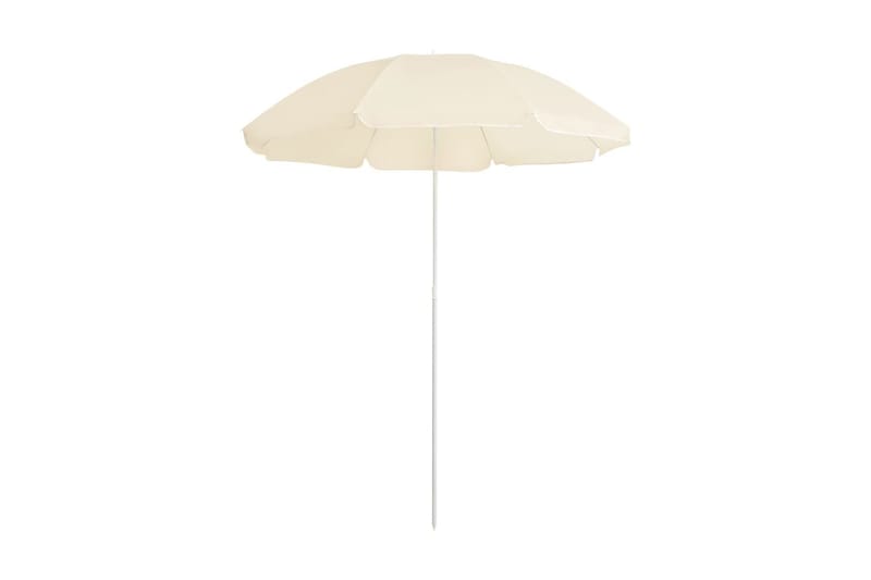 parasol med stålstang 180 cm sandfarvet - Beige - Parasoller