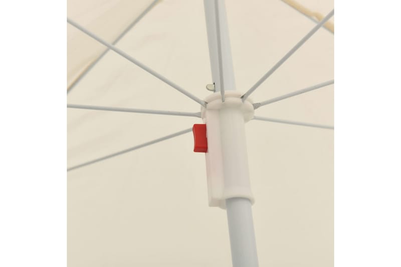 parasol med stålstang 180 cm sandfarvet - Havemøbler - Solafskærmning - Parasoller