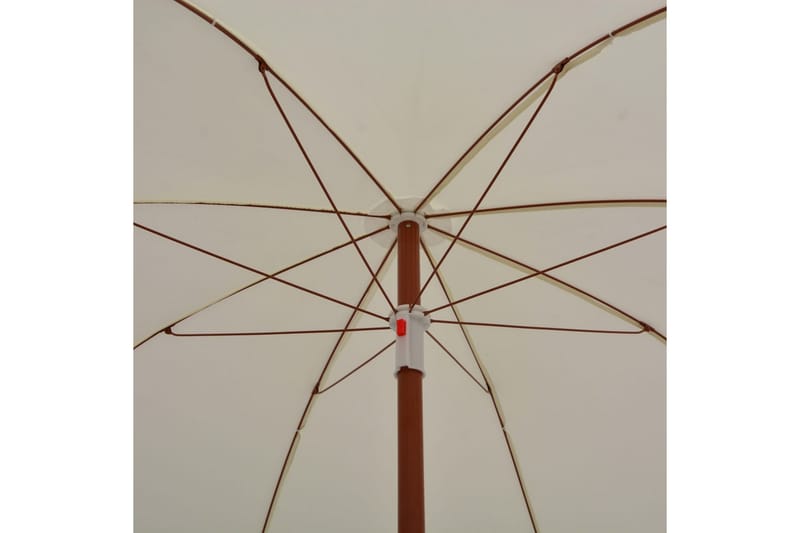Parasol Med Stålstang 240 cm Sandfarvet - Beige - Havemøbler - Solafskærmning - Parasoller