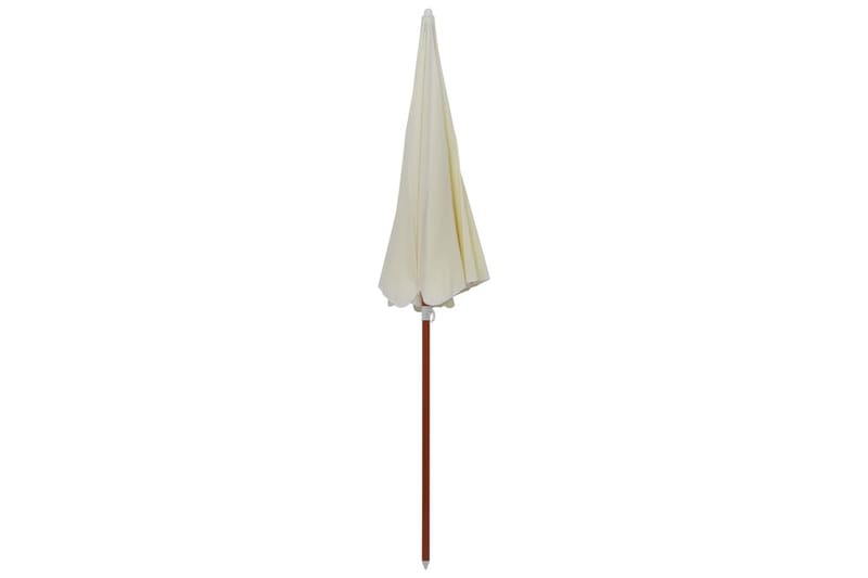 Parasol Med Stålstang 240 cm Sandfarvet - Beige - Havemøbler - Solafskærmning - Parasoller