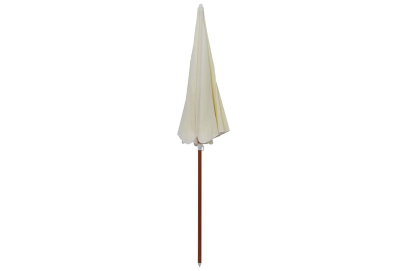 Parasol Med Stålstang 240 cm Sandfarvet - Beige - Parasoller