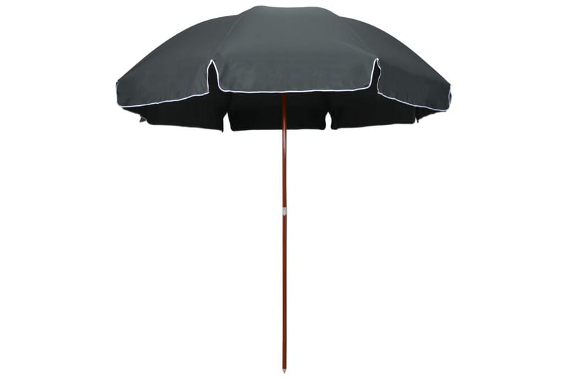 Parasol Med Stålstang 300 cm Antracitgrå - Grå - Havemøbler - Solafskærmning - Parasoller