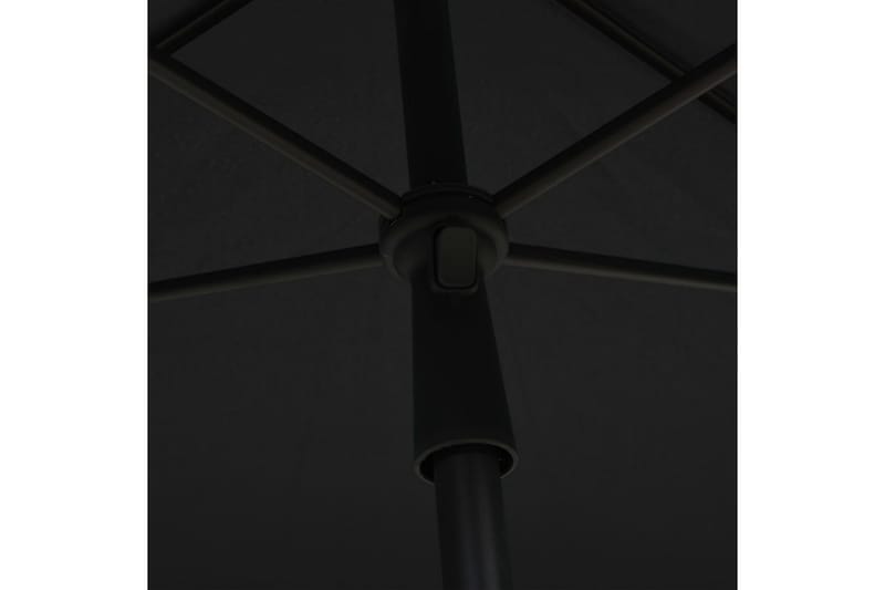 parasol med stang 210x140 cm antracitgrå - Antracit - Havemøbler - Solafskærmning - Parasoller