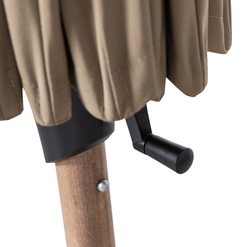 Parasol Monica 280 cm udendørs - Sand/Grøn - Havemøbler - Solafskærmning - Parasoller - Baliparasol