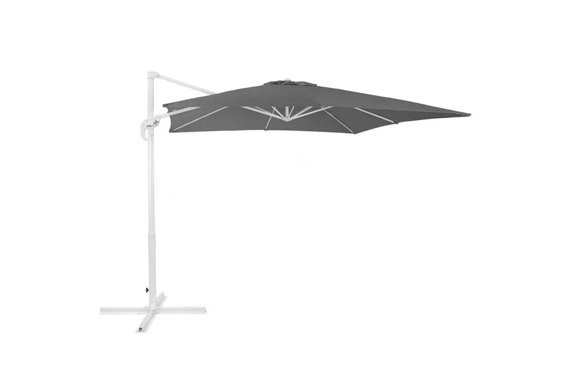 Parasol Monza, Grå, hvid