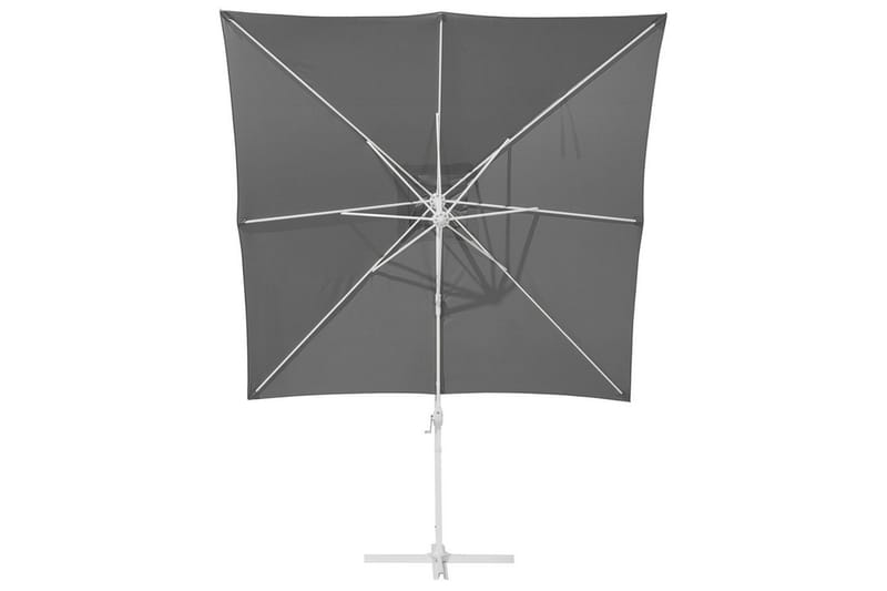 Parasol Monza - Grå, hvid - Havemøbler - Solafskærmning - Parasoller - Hængeparasol