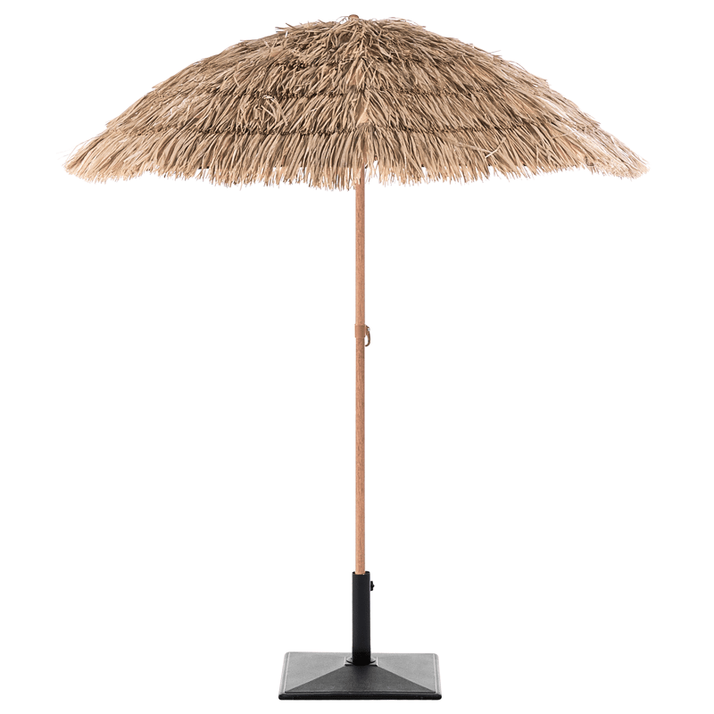 Parasol udendørs 175 cm Civetta - naturlig/brun - Havemøbler - Solafskærmning - Parasoller - Balkonparasol