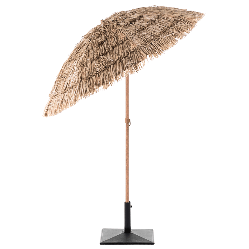 Parasol udendørs 175 cm Civetta - naturlig/brun - Havemøbler - Solafskærmning - Parasoller - Balkonparasol