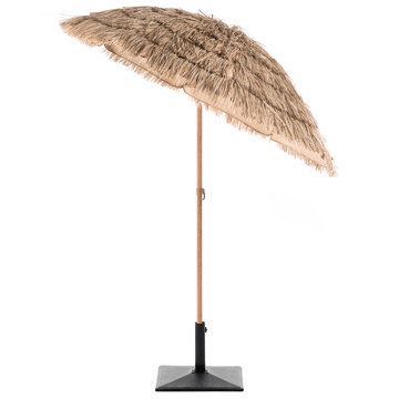 Parasol udendørs 175 cm Civetta - naturlig/brun - Havemøbler - Solafskærmning - Parasoller - Balkonparasol