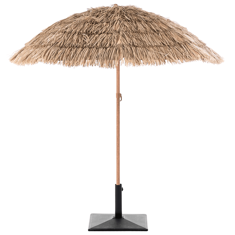 Parasol udendørs 175 cm Civetta - naturlig/brun - Havemøbler - Solafskærmning - Parasoller - Balkonparasol