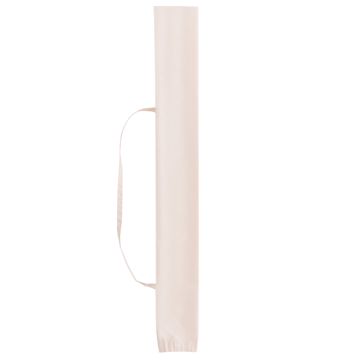 Parasol udendørs 232 cm Sestriere - beige/hvid/brun - Havemøbler - Solafskærmning - Parasoller - Balkonparasol