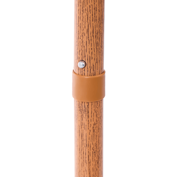 Parasol udendørs 258 cm Murasa - hvid/brun - Havemøbler - Solafskærmning - Parasoller - Balkonparasol