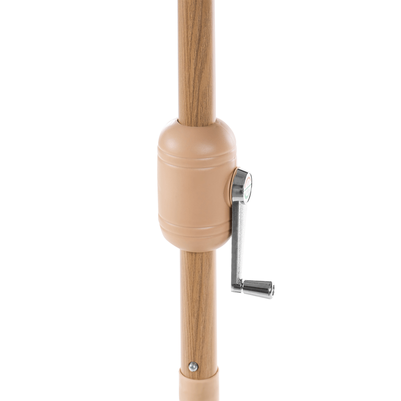 Parasol udendørs 270 cm Isolotto - beige/brun/sort - Havemøbler - Solafskærmning - Parasoller - Balkonparasol
