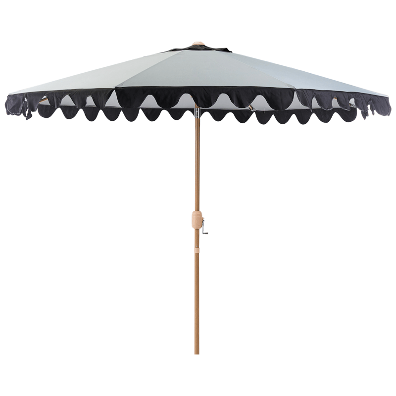 Parasol udendørs 270 cm Isolotto, grå/brun/sort