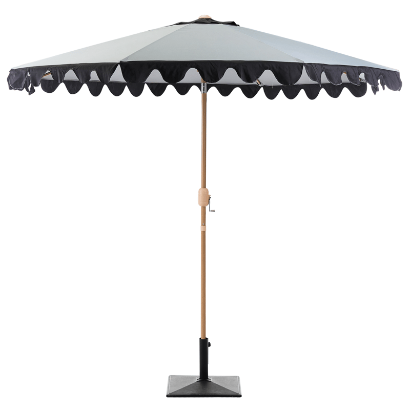 Parasol udendørs 270 cm Isolotto - grå/brun/sort - Havemøbler - Solafskærmning - Parasoller - Balkonparasol