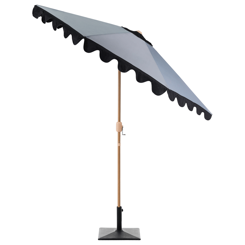 Parasol udendørs 270 cm Isolotto - grå/brun/sort - Havemøbler - Solafskærmning - Parasoller - Balkonparasol