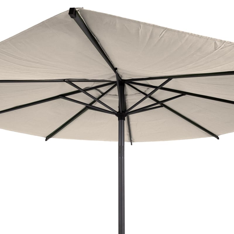 Parasolf HOME4YOU Lyon 3 m Beige - Beige - Havemøbler - Solafskærmning - Parasoller - Baliparasol
