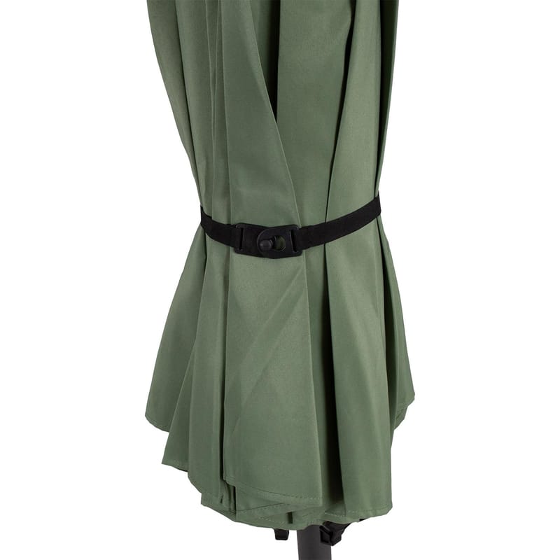 Parasolf HOME4YOU Lyon 3 m Grøn - Grøn - Havemøbler - Solafskærmning - Parasoller - Baliparasol