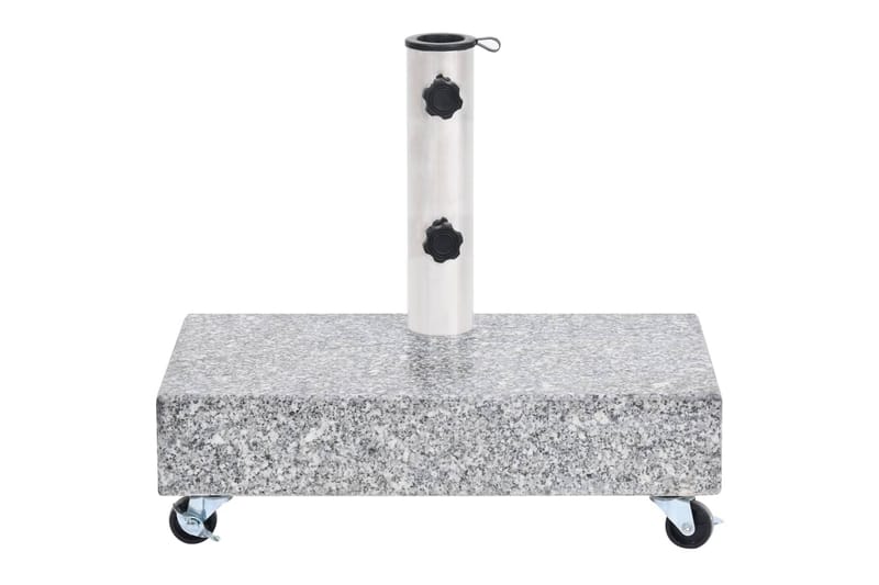 parasolfod 45x25x8,3 cm granit lysegrå - Grå - Havemøbler - Solafskærmning - Parasoller - Parasolfod