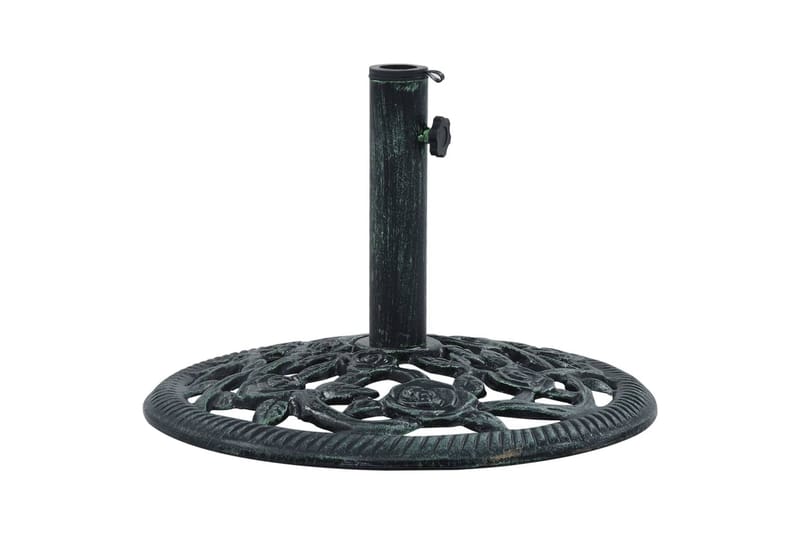 parasolfod 9 kg 40 cm støbejern grøn - Grøn - Havemøbler - Solafskærmning - Parasoller